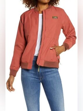 L.L. Bean. Three-Season Bomber Jacket. Sienna Clay. Size Medium.
